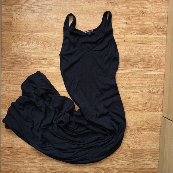James Perse Dresses & Skirts - James Perse Black Sheath Maxi Dress Sleeveless V Neck
